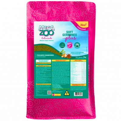MEGAZOO EXT. GERMINEX PLUS - 5 KG - 21 % PB PARA UMIDIFICAR