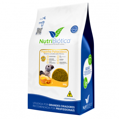 NUTRIBIÓTICA PAPINHA PSITACÍDEOS SUPER PREMIUM - 300 g