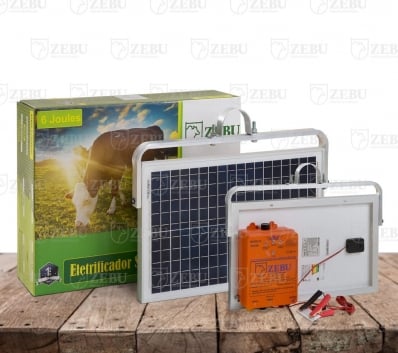 ELETRIFICADOR CERCA SOLAR ZEBU ZS 120 KM 