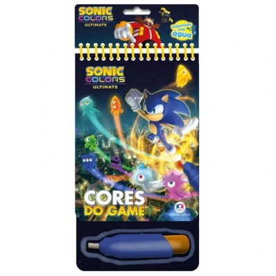 Sonic Colors Ultimate: Livro Aquabook - Col. Colorindo com água