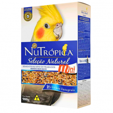 NUTROPICA SELEÇÃO NATURAL CALOPSITA MINI BITS - 900 G