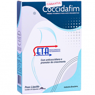 SETA COCCIDAFIM CAIXA COM 30 CÁPSULAS - 500 mg - Preventivo Peito Seco