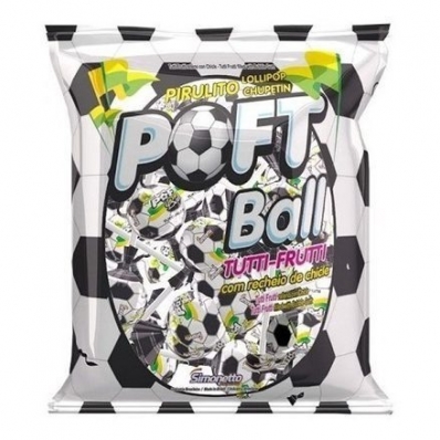 Pirulito Poft Ball Tutti-Frutti