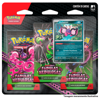 POKEMON EV6.5 FÁBULAS NEBULOSAS TRIPLO PACK PECHARUNT