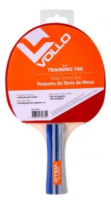 Raquete De Tênis De Mesa Ping-pong Training 700 Treino Vollo Cor Preto Tipo De Cabo Fl (côncavo)