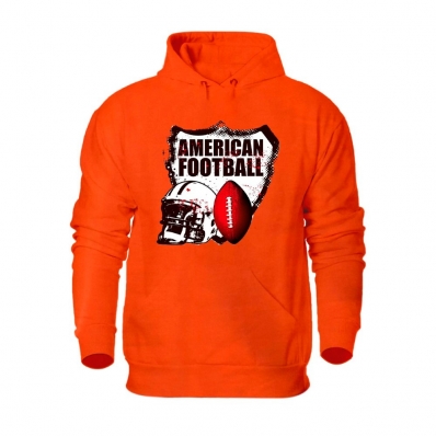 Blusa de Frio Moletom Abrigo Plus Size Masculino Estampado Inverno Flanelado Com Bolso Canguru