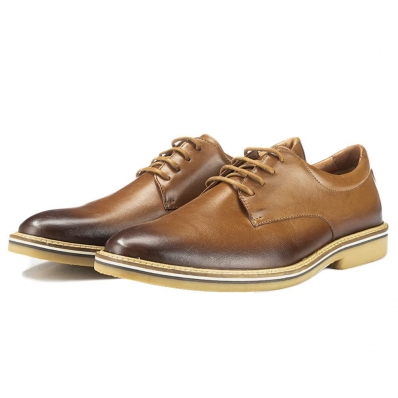 Sapato Social Couro Masculino Oxford Elegante Esporte Fino Palmilha Gel Macia