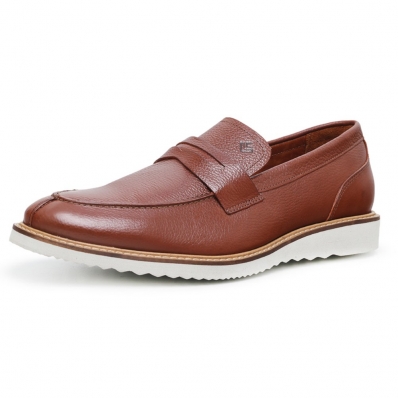 Sapato Oxford Casual Couro Masculino Confortavel Elegante Noivo Casamento Festa