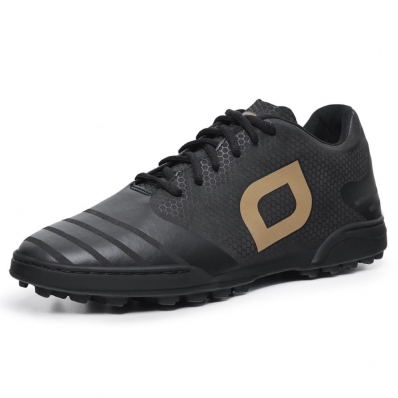 Chuteira Com Trava Futebol Masculina Pro Soccer Sola Borracha Ponto de Flexão Futsal Resistente