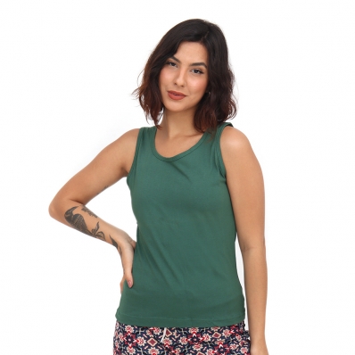 Regata de Academia Feminina 100% Algodão Casual Basica Para Academia Treino Fitness