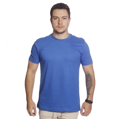 Camiseta Basica Algodao Masculina Slim Gola Redonda Macia Dia a Dia Passeio Confortavel