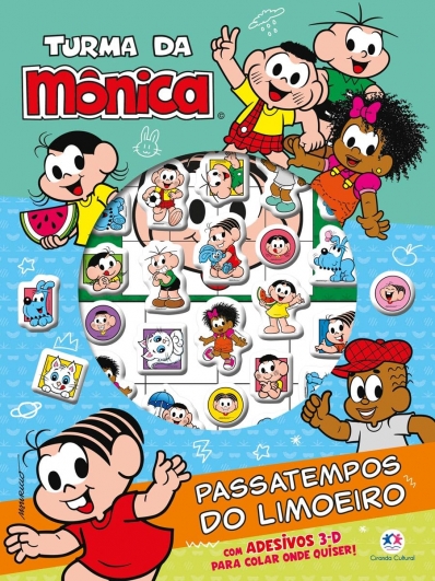 Turma da Mônica - Passatempos do limoeiro - Adesivos