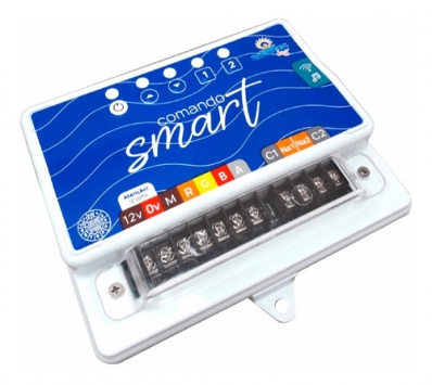 CENTRAL DE COMANDO WIFI SMART C/ 2 AUXILIARES 72W BRUSTEC
