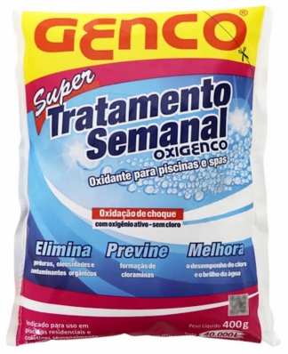 Super Tratamento Semanal Genco Para Piscina 400g