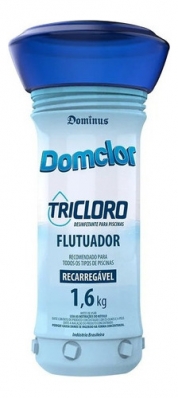 Flutuador De Cloro Para Piscina Tricloro 1,6kg Domclor