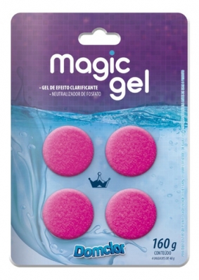 Magic Gel Pastilha Clarificante Piscina Domclor 160g