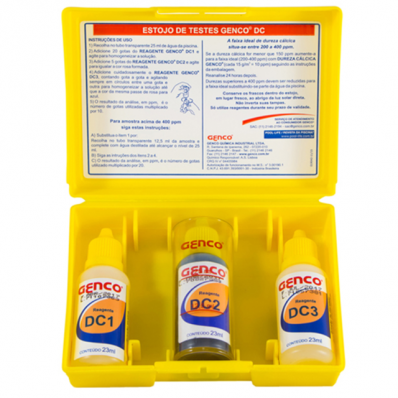 Estojo De Teste Analise Dureza Cálcica Para Piscina Genco