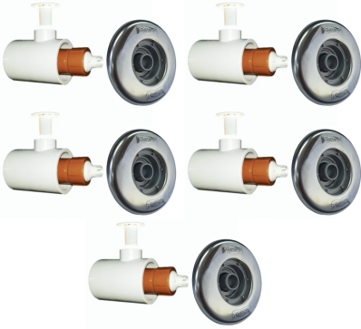 BICO JATO HIDROMASSAGEM PRATIC EM INOX SODRAMAR 50MM 5 PEÇAS