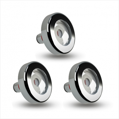 KIT 3 REFLETOR 18W RGB PREMIUM THOLZ C/ CABO 2M