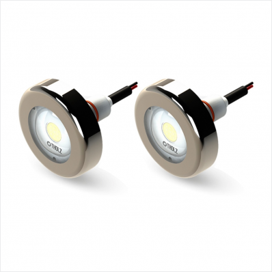 KIT 2 REFLETOR 6W RGB PREMIUM THOLZ C/ CABO 20M