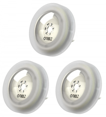 KIT 3 REFLETOR 9W RGB ESSENTIAL THOLZ CABO 2M