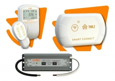 Controlador + Smart Pool + Smart Connect + Fonte 100w Tholz
