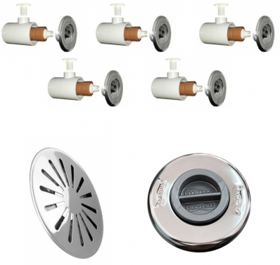 5 Bico Hidromassagem Sodramar 1 Fundo inox 304 1 Aspiração