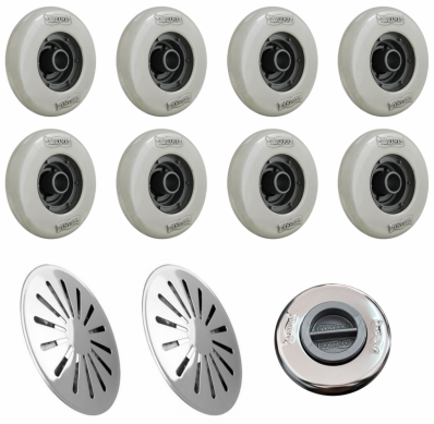 1 Aspiração Pratic 4 Retorno Pratic 2 Ralos fundo Inox 304