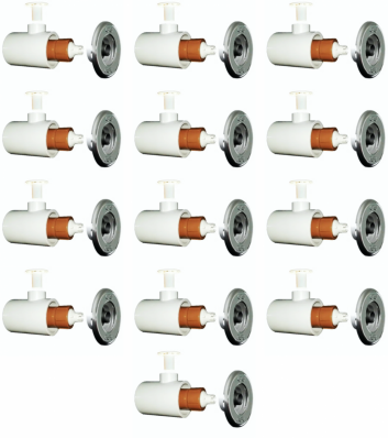 13 Bico Jato Hidromassagem Inox Piscina Alvenaria Cano 50mm