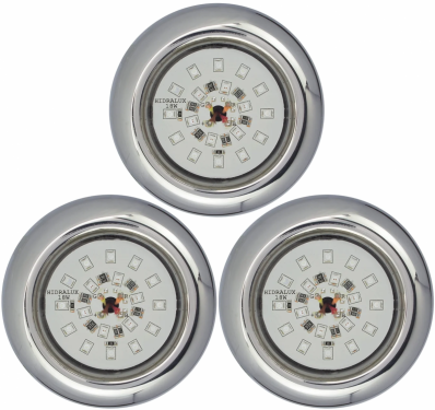 03 REFLETOR HIDRALUX 18W INOX