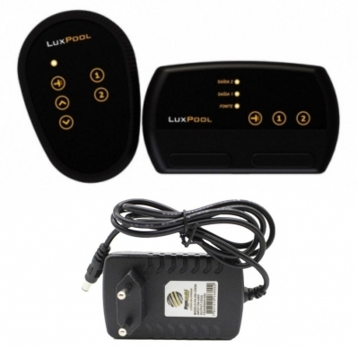 Central De Comando Rgb 72w 2 Saídas - Luxpool Fonte 10A
