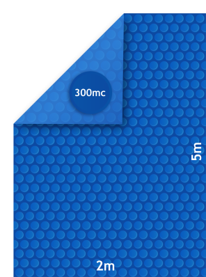 Capa Térmica Piscina 5x2 300 Micras 2x5 