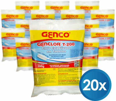20 GENCLOR TABLETES GENCO T-200 - 200G