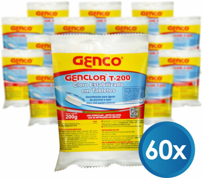 60 GENCLOR TABLETES GENCO T-200 - 200G