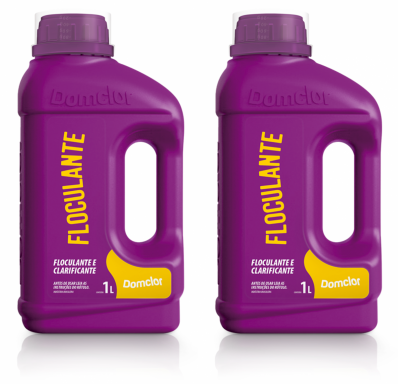 2 Floculante E Clarificante Piscina - Domclor - 1 L