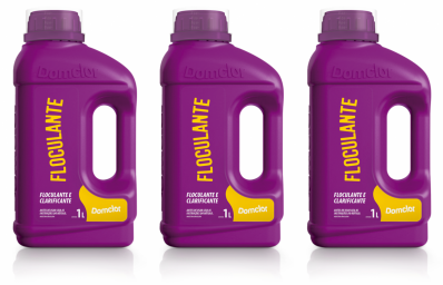 3 Floculante E Clarificante Piscina - Domclor - 1 L