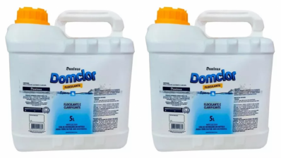 2 Floculante E Clarificante Domclor Para Piscina 5 Litros
