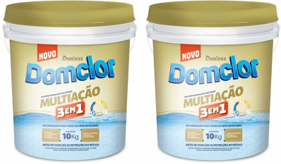 2 baldes Cloro 10kg Dicloro Granulado Multiação Domclor