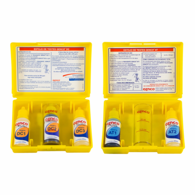 Estojo De Teste Dureza Cálcica e Alcalinidade Piscina Genco