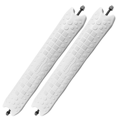 2 Degraus Abs Anatômico Para Escada Sodramar Plastico Branco