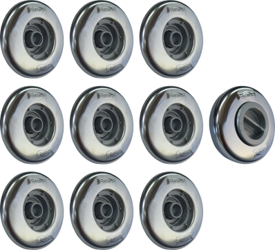 9 Dispositivos de Retorno 1 aspiração Inox Pratic Sodramar