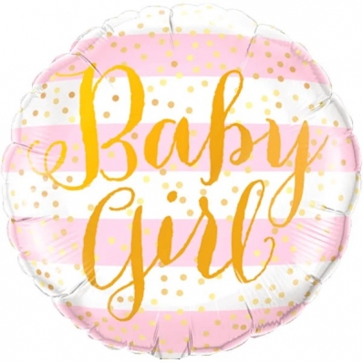 Balão Metalizado Baby Girl