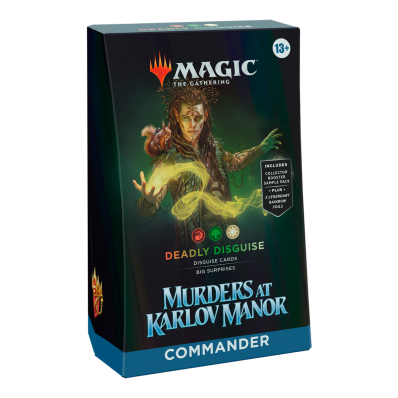 MTG ASSASSINATO NA MANSAO KARLOV COMMANDER DECK DEADLY DISGUISE (RGW) INGLES