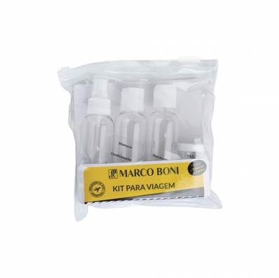 Kit Viagem 6 Frascos Mais Necessaire Marco Boni