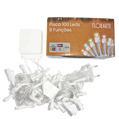 Pisca Pisca 100 Leds Luz Colorida