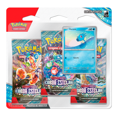 POKEMON EV7 COROA ESTELAR TRIPLO PACK HORSEA