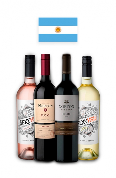 KIT Argentina Silver - Com 04 vinhos selecionados 750ml