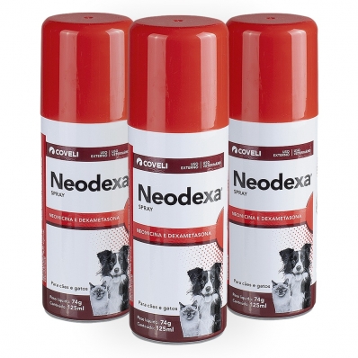 KIT 3 UN NEODEXA SPRAY 74 GRS 125 ML