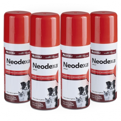 KIT 4 UN NEODEXA SPRAY 74 GRS 125 ML