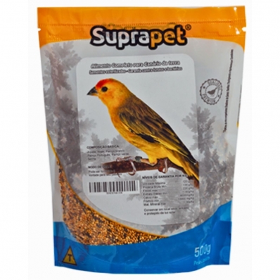 MISTURA DE SEMENTES CANÁRIO DA TERRA SUPRAPET - 500 g